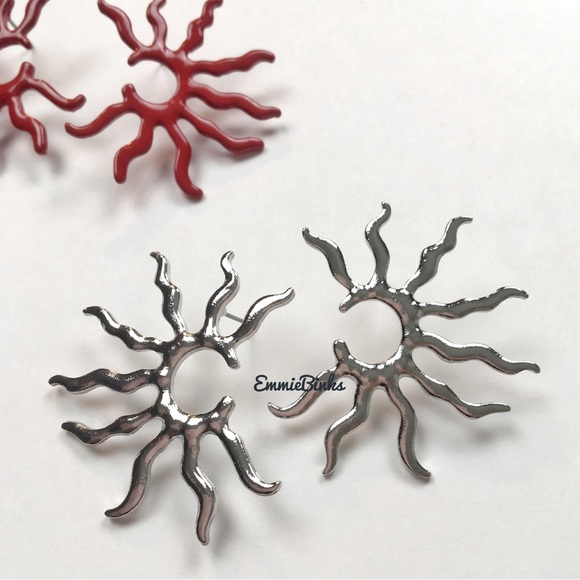 [✨3for$38] New Boho Sun Burst Stud Earrings - Picture 9 of 16